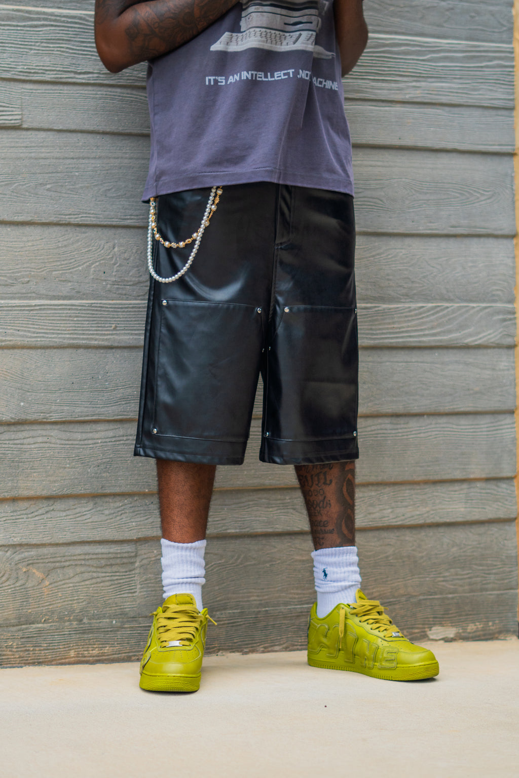 Contentment Midnight Jorts
